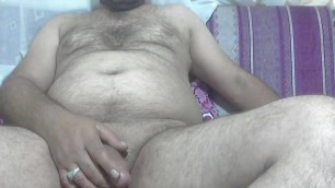 masculine Turkish man ejaculates live