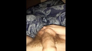 Young Uncut Teen Masturbates in Bed