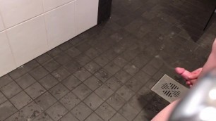 Fit Teen Jerks off a Huge Cum Load on the Floor