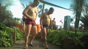 2 Public Bulges in Speedo EXPOSED