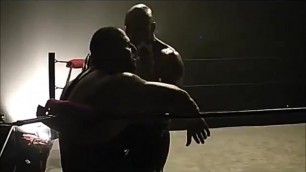 Huge Muscle Wrestler Cornered and Destroyed