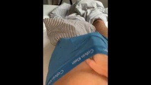 Morning Wood Creampie Trough Underwear (pov)