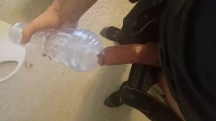 Fucking my Fleshlight with my Huge Teen Dick as I Cum Hands Free