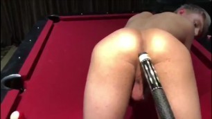 Daniel Hausser Gets Fucked by a Pool Table Cue Stick - Daniel Hausser