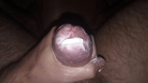 Young Guy having Fun with Lotion
