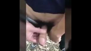 Thai Outdoor Jerk off Cum in Mouth