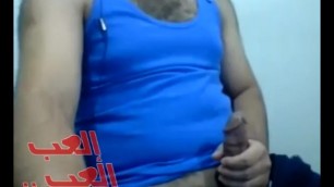 Another Arabic Guy Shoots his Load on Cam