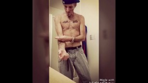 Cum Pig Slams in a Bathroom & Gets Naked