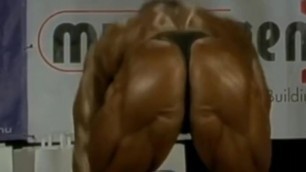 Bodybuilder Butt Worship (watch Slowmo at 00:07)