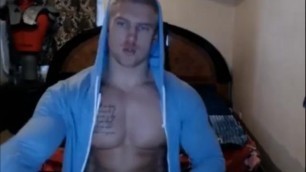 Russian Webcam Muscle Cutie Teases and Jerks ....add Jamesxxx7xx