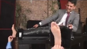 Boss Feet Tickled