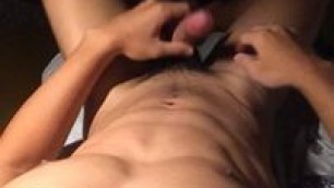 [Taipei] jerk-off on the bed / cum / muscle / asian