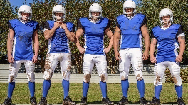 Men - Football DL Part 3 Adam Bryant, Cameron Foster, Darin Silvers, Phenix Saint, Robert Axel Fucking In The Locker Room