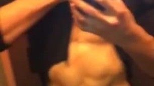 Teasing Abs and Big Dick on Cam