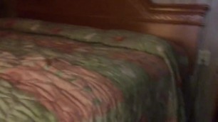 Married latino friend  in a cheap motel part 2 creampie