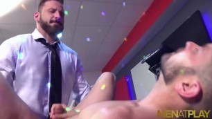 Gay Businessman Bangs His Latino Worker