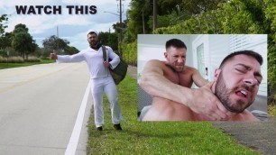 GAYWIRE - Navy Stud Derek Bolt Lets Husky Bruce Beckhalm Slide In Between His Muscular Ass Cheeks