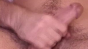 Gay tattooed jock wanking closeup to climax