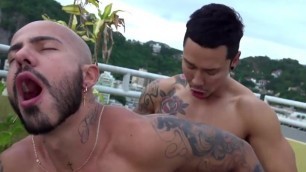 Tattooed Gay Latinos Ass Breed Outdoorgay