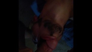 Boy Servicing Daddy's Thick Penis...sucking Out All of His Precumgay