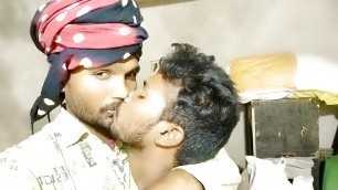 Slowly Slowly Today I Kissing Beautiful STEPBrother -Gay Movies in Hindi voice