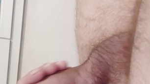 Cock Play , Handjob.Shy gay boy plays with his cock and struggles to get it hard.