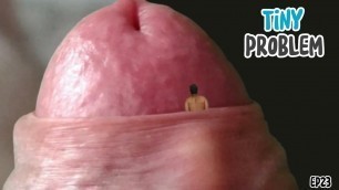GAY STEPDAD - TINY PROBLEM - I NEVER THOUGHT I WOULD END UP TIGHTLY WRAPPED IN STEPDADS FORESKIN! - BY MANLYFOOT