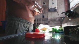 Blowjob kitchen gay sex hot good afternoon now prity to