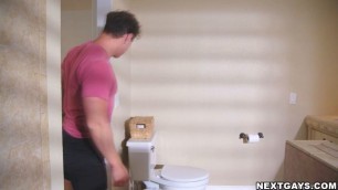 Andrew comes and fucked Tony and Kyle's cocks and asses